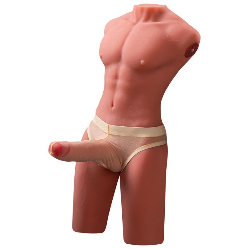 Xise - Jason Mezzo Corpo Torso Maschile Realistico Con Spinta E Vibrazione 55 Cm - XISE - Masturbatori Maxi | erosidea.com