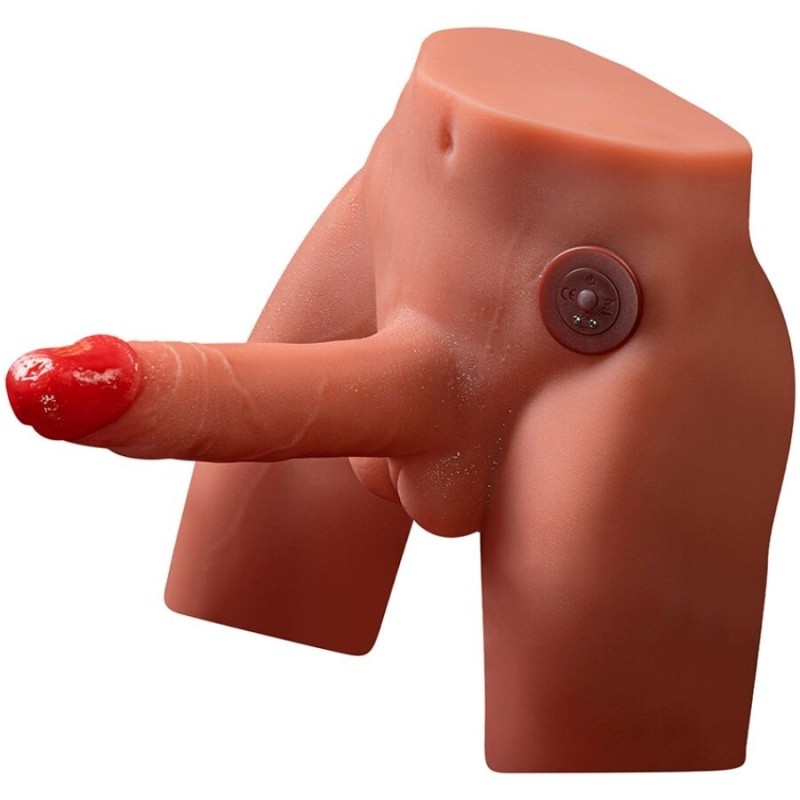 Xise - Jason Dildo Masturbatore Realistico Con Spinta E Vibrazione 17 Cm - XISE - Masturbatori Maxi | erosidea.com