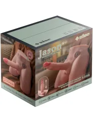 Xise - Jason Dildo Masturbatore Realistico Con Spinta E Vibrazione 17 Cm - XISE - Masturbatori Maxi | erosidea.com