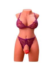 Xise - Miah Lady Boy Torso Femminile Con Dildo Con Vibrazione E Spinta 55 Cm - XISE - Masturbatori Maxi | erosidea.com