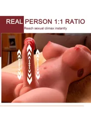 Xise - Miah Lady Boy Torso Femminile Con Dildo Con Vibrazione E Spinta 55 Cm - XISE - Masturbatori Maxi | erosidea.com