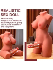 Xise - Miah Lady Boy Torso Femminile Con Dildo Con Vibrazione E Spinta 55 Cm - XISE - Masturbatori Maxi | erosidea.com