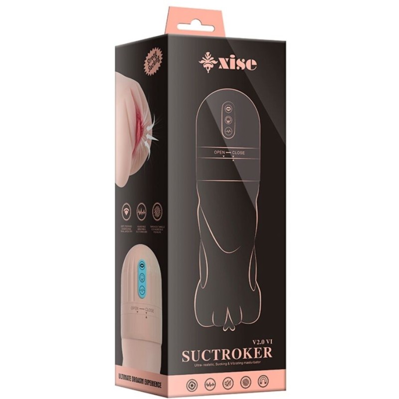 Xise - Suctroker V2.0 Vi Masturbatore Vagina Con Vibrazione - XISE - Masturbatori Vagina | erosidea.com