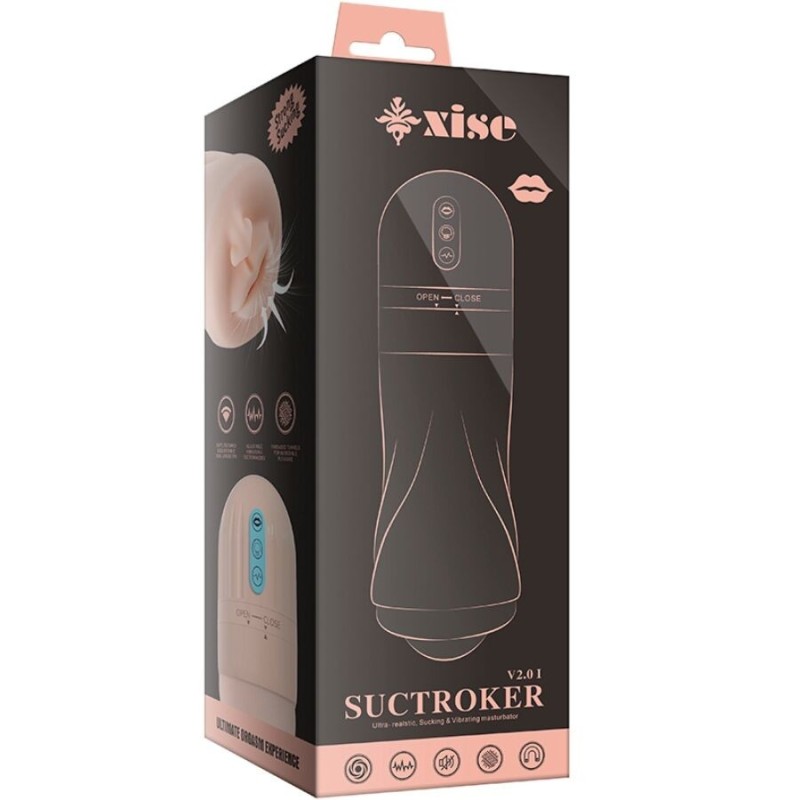 Xise - Masturbatore Bocca Suctroker V2.0 Con Vibrazione - XISE - Promozioni Erosidea | erosidea.com