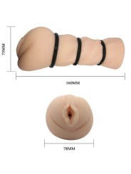 Crazy Bull - Masturbatore Vagina Con Anelli - CRAZY BULL - Anelli Fallici | erosidea.com