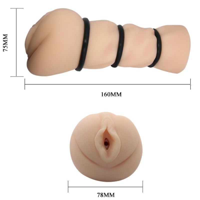 Crazy Bull - Masturbatore Vagina Con Anelli - CRAZY BULL - Anelli Fallici | erosidea.com