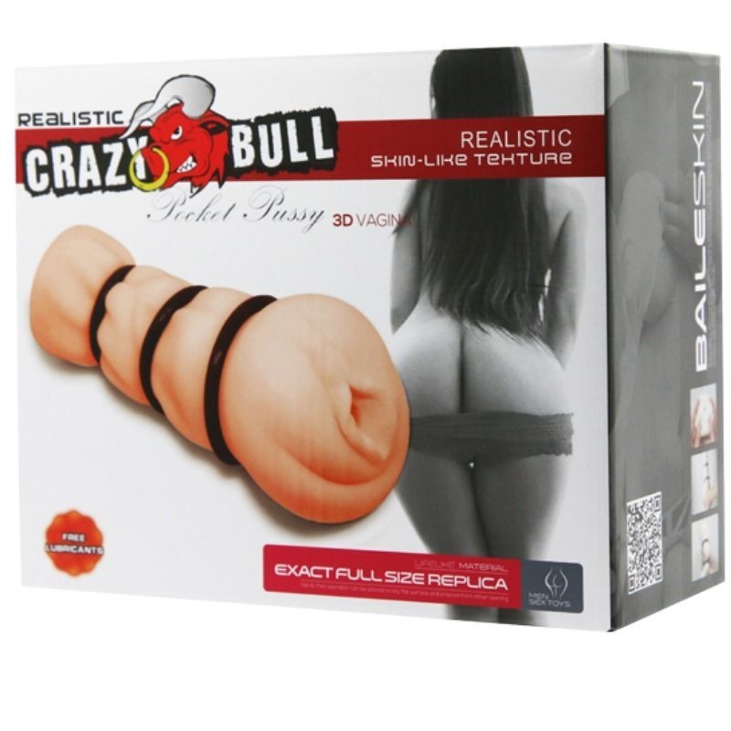 Crazy Bull - Masturbatore Vagina Con Anelli - CRAZY BULL - Anelli Fallici | erosidea.com