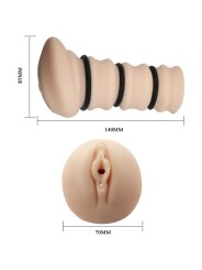 Crazy Bull - Masturbador Con Anelli Vagina Modello 2 - CRAZY BULL - Anelli Fallici | erosidea.com