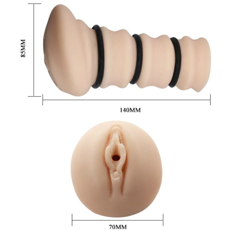 Crazy Bull - Masturbador Con Anelli Vagina Modello 2 - CRAZY BULL - Anelli Fallici | erosidea.com