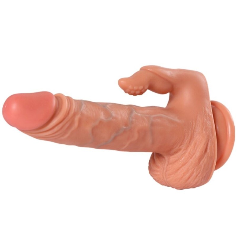 Shequ - Julian Dildo E Stimolatore Clitoride Con Vibrazione E Telecomando 16 Cm - SHEQU - Vibratori Realistici | erosidea.com