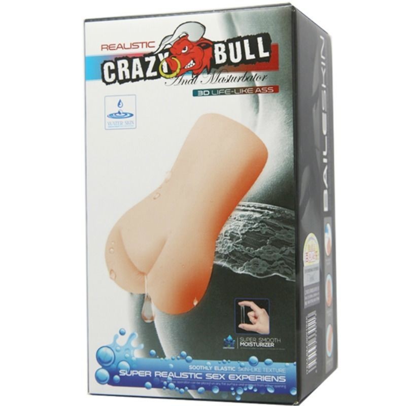 Masturbatore Crazy Bull Pelle Acqua Modello Ano 2 - CRAZY BULL - Masturbatori Ano | erosidea.com