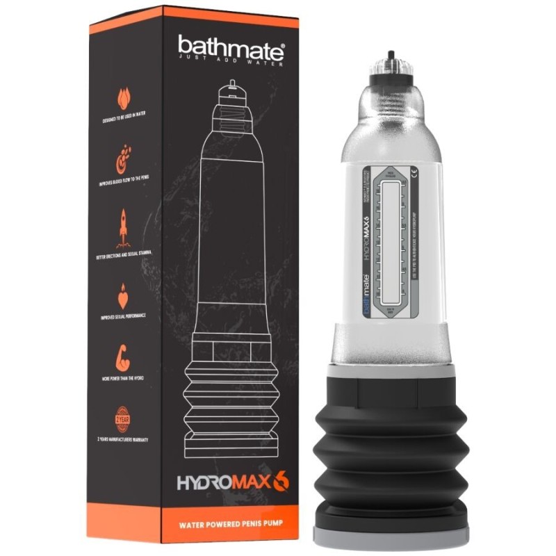 Bathmate - Hydromax 6 Trasparente - BATHMATE - Pompe e Sviluppatori Pene | erosidea.com