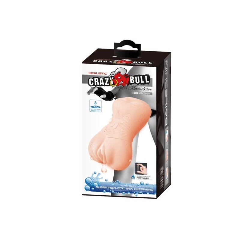 Crazy Bull - Masturbador Pelle Acqua Modello Vagina 4 - CRAZY BULL - Masturbatori Vagina | erosidea.com