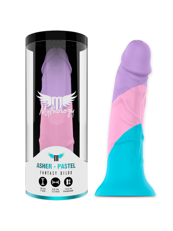 Dildo Mythology Asher Pastel Fantasy M - MYTHOLOGY FANTASY DILDO - Dildo Realistici | erosidea.com