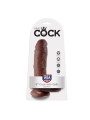 King Cock - 8 Pene RealStico Marrone 20.3 Cm - KING COCK - Dildo Realistici | erosidea.com