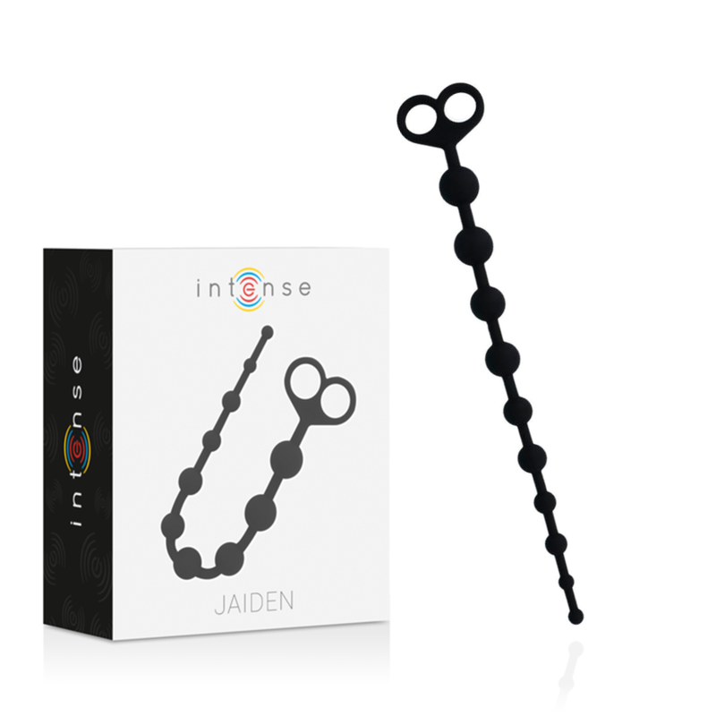 Intense - Perline Anali Di Jaiden Nere - INTENSE ANAL TOYS - Plug e Catene Anali | erosidea.com