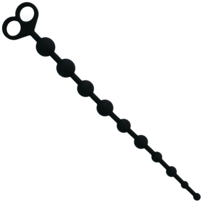 Intense - Perline Anali Di Jaiden Nere - INTENSE ANAL TOYS - Plug e Catene Anali | erosidea.com
