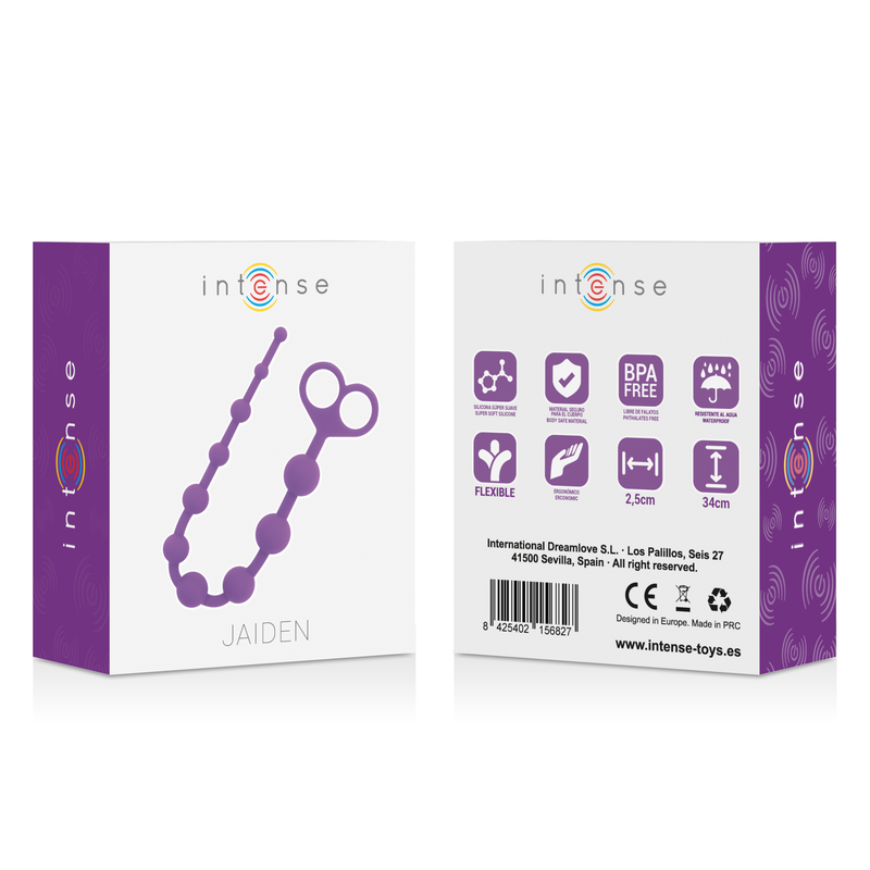 Intense - Perline Anali Di Jaiden Lilla - INTENSE ANAL TOYS - Plug e Catene Anali | erosidea.com
