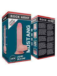 Rockarmy - Liquid Silicone Premium Mustang Realistico 18 Cm -O- 4.14 Cm - ROCK ARMY - Dildo Realistici | erosidea.com