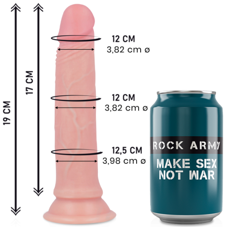 Rockarmy - Liquid Silicone Premium Avenger Realistico 19 Cm -O- 3.98 Cm - ROCK ARMY - Dildo Realistici | erosidea.com