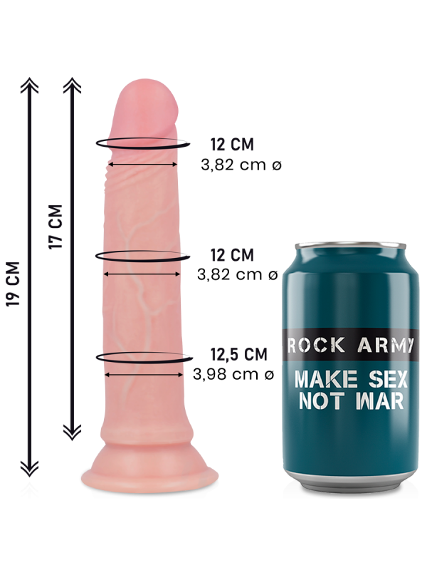 Rockarmy - Liquid Silicone Premium Avenger Realistico 19 Cm -O- 3.98 Cm - ROCK ARMY - Dildo Realistici | erosidea.com