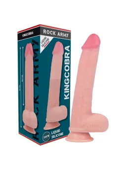 Rockarmy - Liquid Silicone Premium Kingcobra Realistico 24 Cm -O- 4.77 Cm