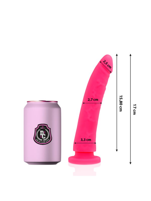 Dildo Delta Club Toys Silicone Rosa 17Cm - DELTACLUB - Dildo Realistici | erosidea.com