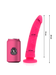 Dildo Delta Club Toys Silicone Rosa 20Cm - DELTACLUB - Dildo Realistici | erosidea.com