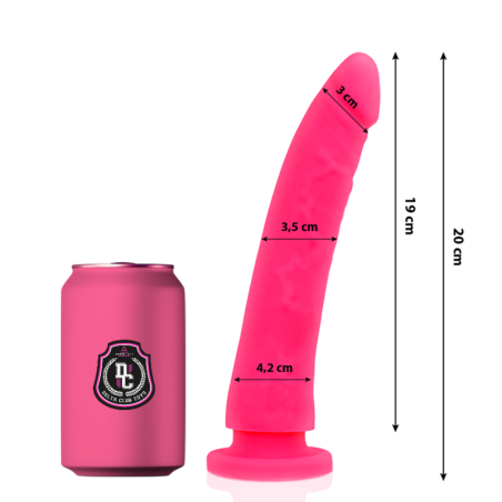 Dildo Delta Club Toys Silicone Rosa 20Cm - DELTACLUB - Dildo Realistici | erosidea.com