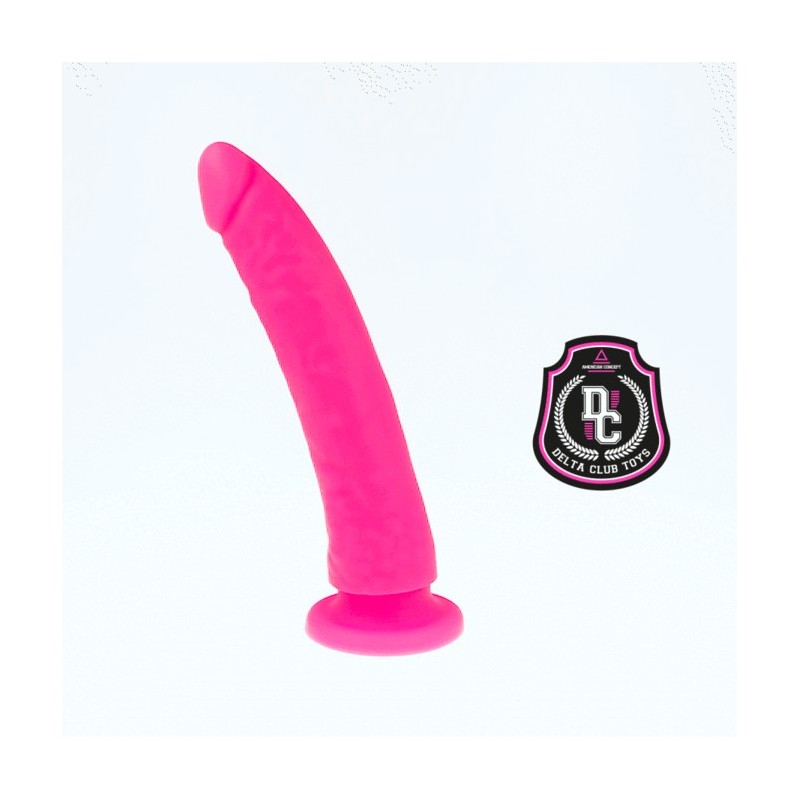 Dildo Delta Club Toys Silicone Rosa 20Cm - DELTACLUB - Dildo Realistici | erosidea.com