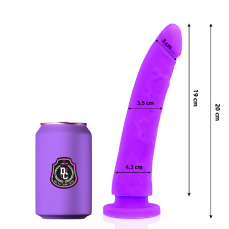 Dildo Delta Club Toys Silicone Lilla 20Cm - DELTACLUB - Dildo Realistici | erosidea.com