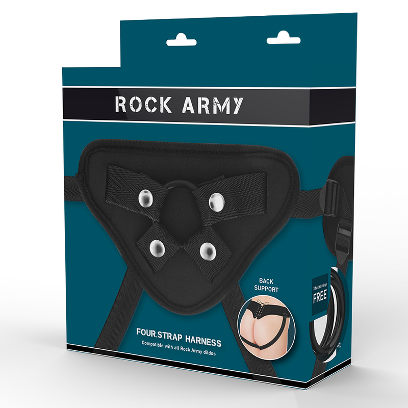 Rockarmy - Imbragatura Regolabile E Anelli Flessibili - ROCK ARMY - Strap-on e Imbracature | erosidea.com