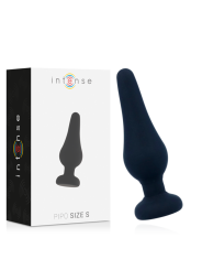 Plug Anale Intense Pipo S Silicone Nero 98 Cm - INTENSE ANAL TOYS - Plug e Catene Anali | erosidea.com