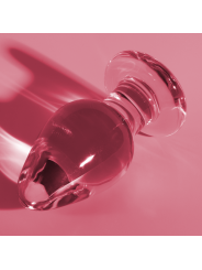 Nebula Series By Ibiza - Modello 3 Plug Anale Vetro Borosilicato Rosa 11 Cm -O- 5 Cm - NEBULA SERIES BY IBIZA - Plug e Catene Anali | erosidea.com