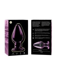 Nebula Series By Ibiza - Modello 3 Plug Anale Vetro Borosilicato Rosa 11 Cm -O- 5 Cm - NEBULA SERIES BY IBIZA - Plug e Catene Anali | erosidea.com