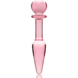 NEBULA SERIES BY IBIZA - MODELLO 7 PLUG ANALE VETRO BOROSILICATO ROSA 13.5 CM -O- 3 CM - NEBULA SERIES BY IBIZA - Plug e Catene Anali | erosidea.com