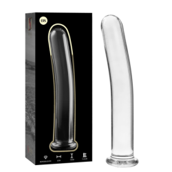 NEBULA SERIES BY IBIZA - MODELLO 8 DILDO IN VETRO BOROSILICATO TRASPARENTE 14.5 CM -O- 2 CM - NEBULA SERIES BY IBIZA - Dildo Realistici | erosidea.com