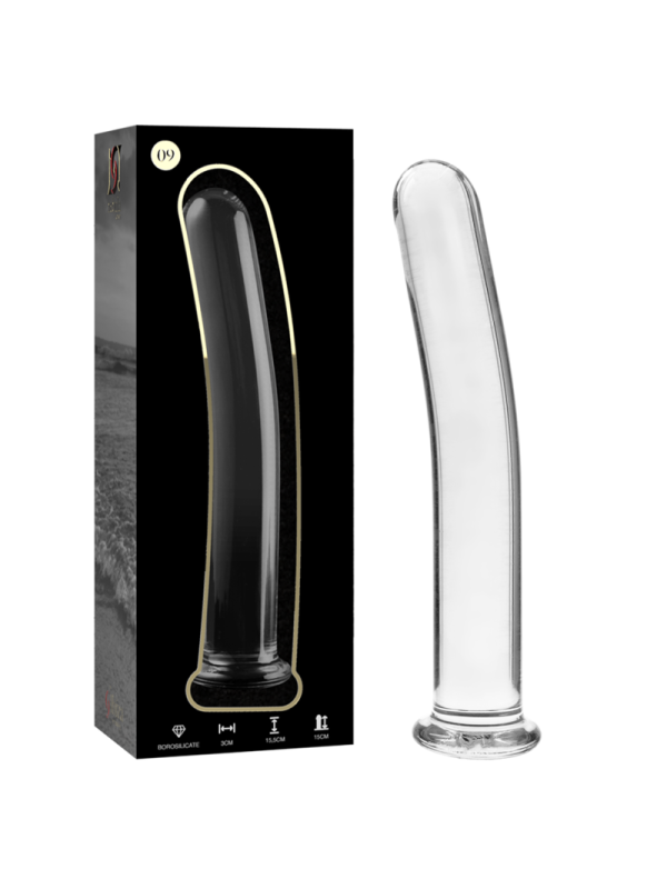 Nebula Series By Ibiza - Modello 9 Dildo In Vetro Borosilicato Trasparente 15.5 Cm -O- 2.5 Cm - NEBULA SERIES BY IBIZA - Dildo Realistici | erosidea.com