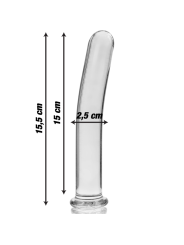 Nebula Series By Ibiza - Modello 9 Dildo In Vetro Borosilicato Trasparente 15.5 Cm -O- 2.5 Cm - NEBULA SERIES BY IBIZA - Dildo Realistici | erosidea.com