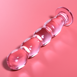 NEBULA SERIES BY IBIZA - MODELLO 10 DILDO IN VETRO BOROSILICATO ROSA 16.5 CM -O- 3.5 CM - NEBULA SERIES BY IBIZA - Dildo Realistici | erosidea.com
