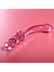Nebula Series By Ibiza - Modello 14 Dildo In Vetro Borosilicato Rosa 18.5 Cm -O- 3 Cm - NEBULA SERIES BY IBIZA - Dildo Realistici | erosidea.com
