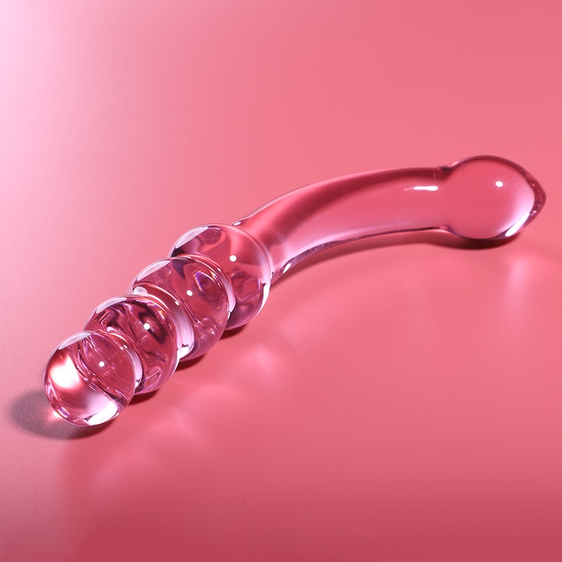 Nebula Series By Ibiza - Modello 14 Dildo In Vetro Borosilicato Rosa 18.5 Cm -O- 3 Cm - NEBULA SERIES BY IBIZA - Dildo Realistici | erosidea.com