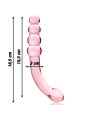 Nebula Series By Ibiza - Modello 14 Dildo In Vetro Borosilicato Rosa 18.5 Cm -O- 3 Cm - NEBULA SERIES BY IBIZA - Dildo Realistici | erosidea.com