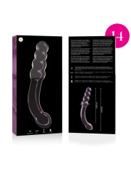 Nebula Series By Ibiza - Modello 14 Dildo In Vetro Borosilicato Rosa 18.5 Cm -O- 3 Cm - NEBULA SERIES BY IBIZA - Dildo Realistici | erosidea.com