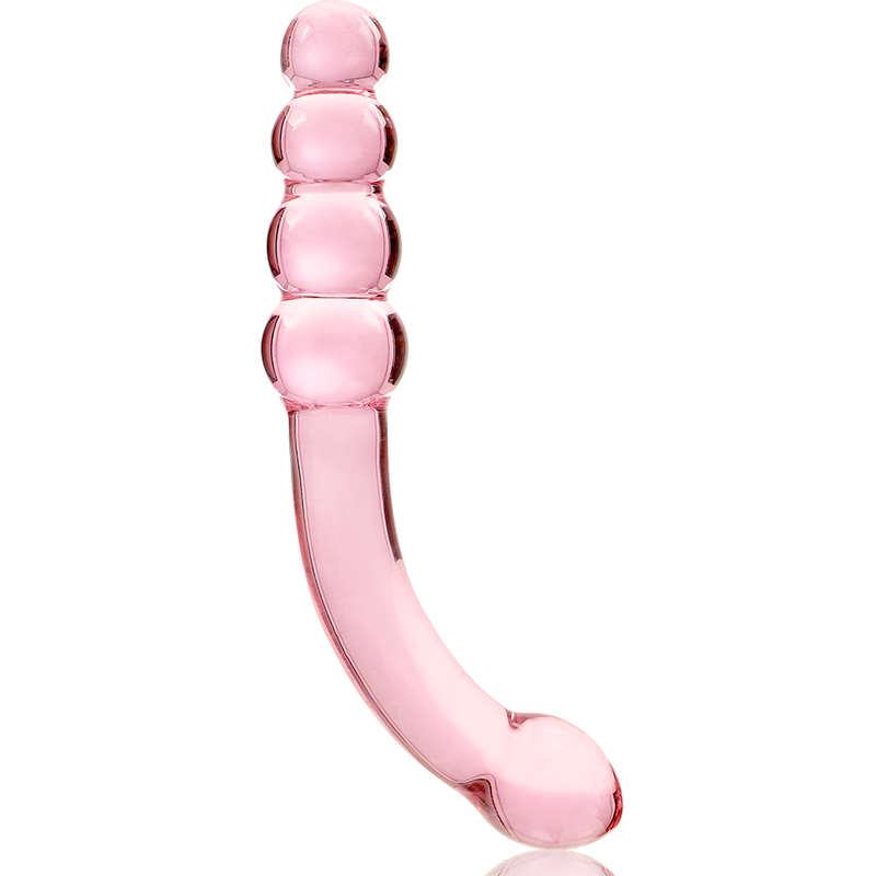 Nebula Series By Ibiza - Modello 14 Dildo In Vetro Borosilicato Rosa 18.5 Cm -O- 3 Cm - NEBULA SERIES BY IBIZA - Dildo Realistici | erosidea.com
