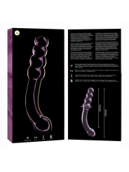Nebula Series By Ibiza - Modello 14 Dildo In Vetro Borosilicato Rosa 18.5 Cm -O- 3 Cm - NEBULA SERIES BY IBIZA - Dildo Realistici | erosidea.com