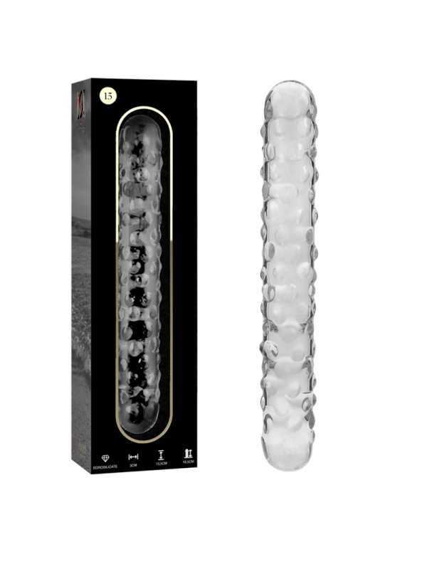 Nebula Series By Ibiza - Modello 15 Dildo In Vetro Borosilicato Trasparente 18.5 Cm -O- 3 Cm - NEBULA SERIES BY IBIZA - Dildo Realistici | erosidea.com