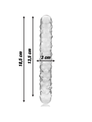 Nebula Series By Ibiza - Modello 15 Dildo In Vetro Borosilicato Trasparente 18.5 Cm -O- 3 Cm - NEBULA SERIES BY IBIZA - Dildo Realistici | erosidea.com