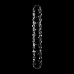 NEBULA SERIES BY IBIZA - MODELLO 15 DILDO IN VETRO BOROSILICATO TRASPARENTE 18.5 CM -O- 3 CM - NEBULA SERIES BY IBIZA - Dildo Realistici | erosidea.com