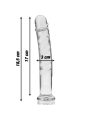 Nebula Series By Ibiza - Modello 16 Dildo In Vetro Borosilicato Trasparente 18.5 Cm -O- 3 Cm - NEBULA SERIES BY IBIZA - Dildo Realistici | erosidea.com